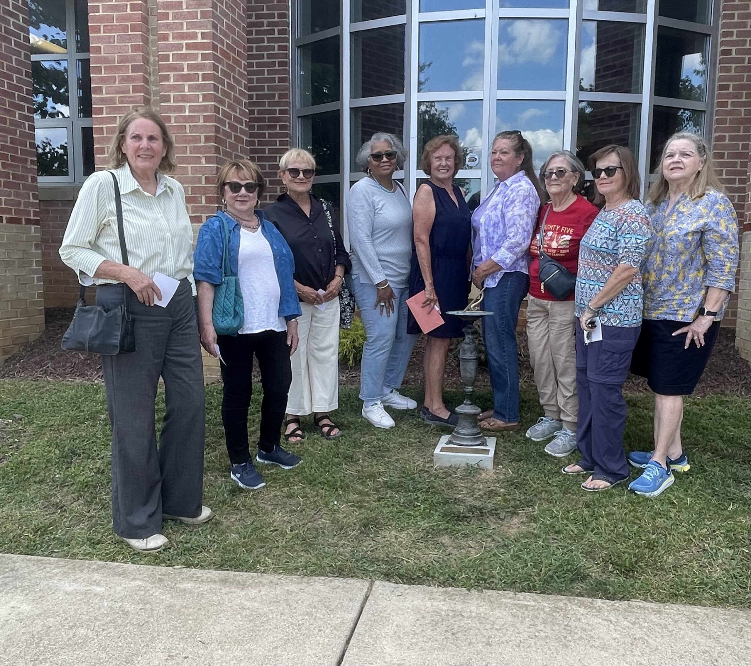 Club members, faculty, and friends gathered at JHS