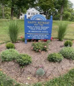 Happy Retreat Garden Sign